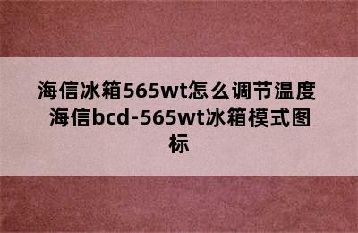 海信冰箱565wt怎么调节温度 海信bcd-565wt冰箱模式图标